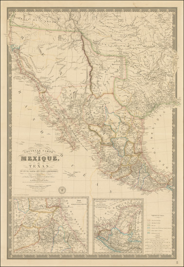 1845 [French} map of MEX & TX, used by fack-law.com to reflect the 3 Gulf States' shared history.